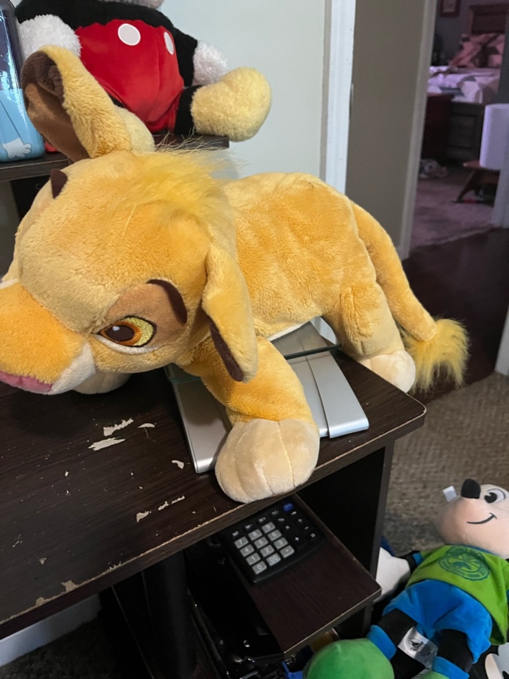 Disney Yellow Simba Plush Stuffed Animal